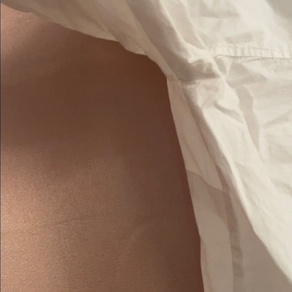 White embroidered button up. - Picture 4 of 4